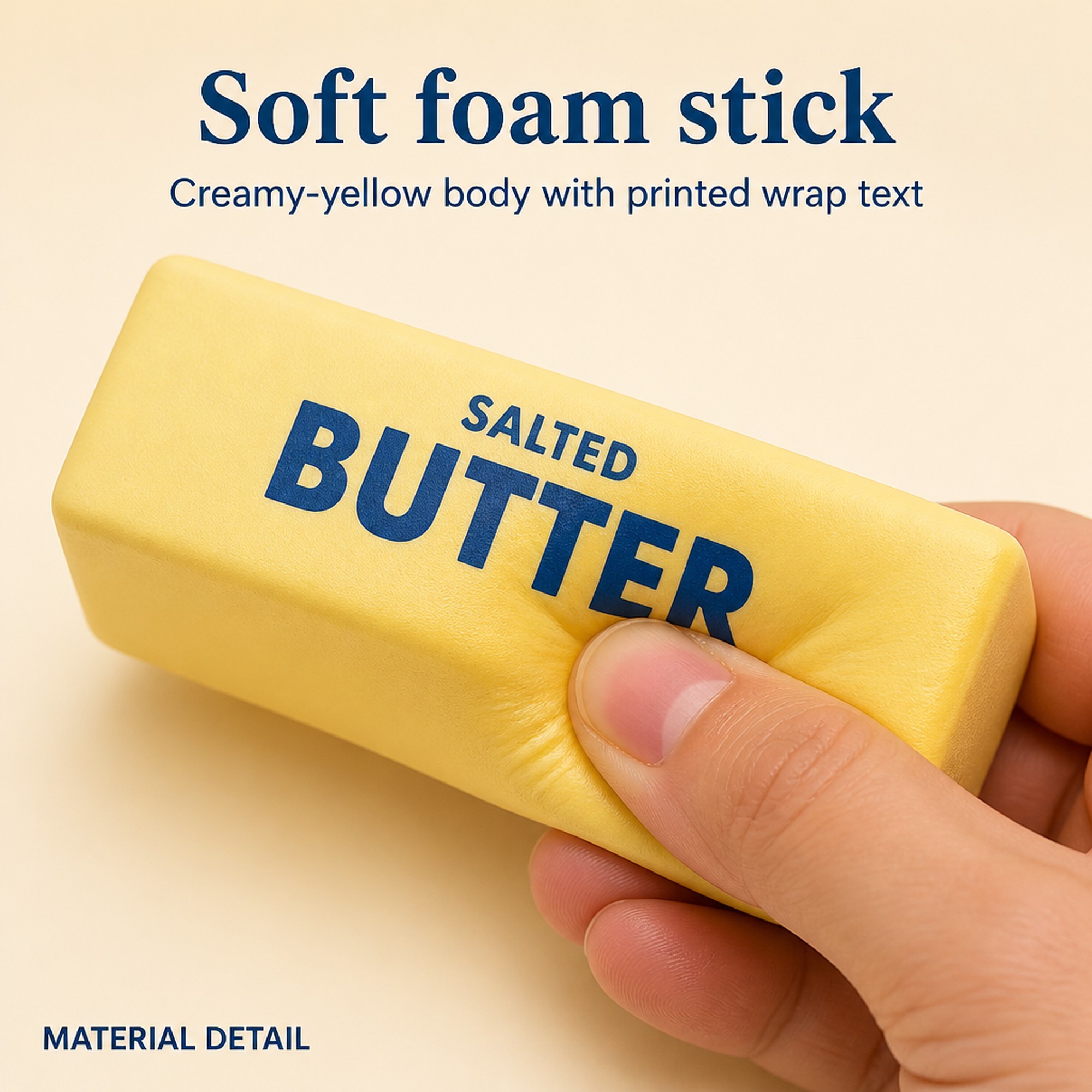 Salted Butter Stick foam squeeze