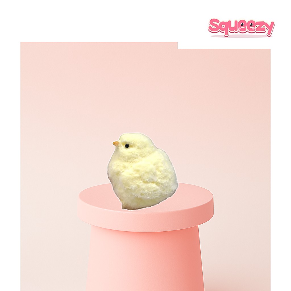 Chicken Squishy being squeezed