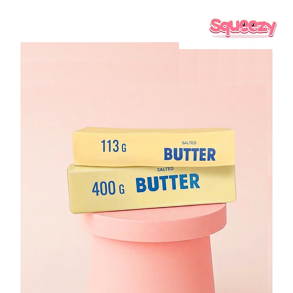 Butter Squishy being squeezed