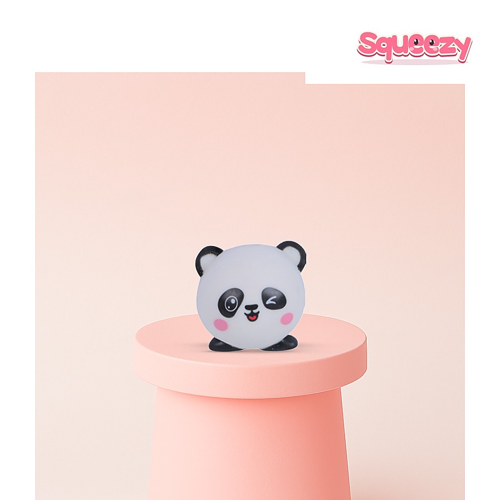 Cute EVA Bear Soft Panda being squeezed