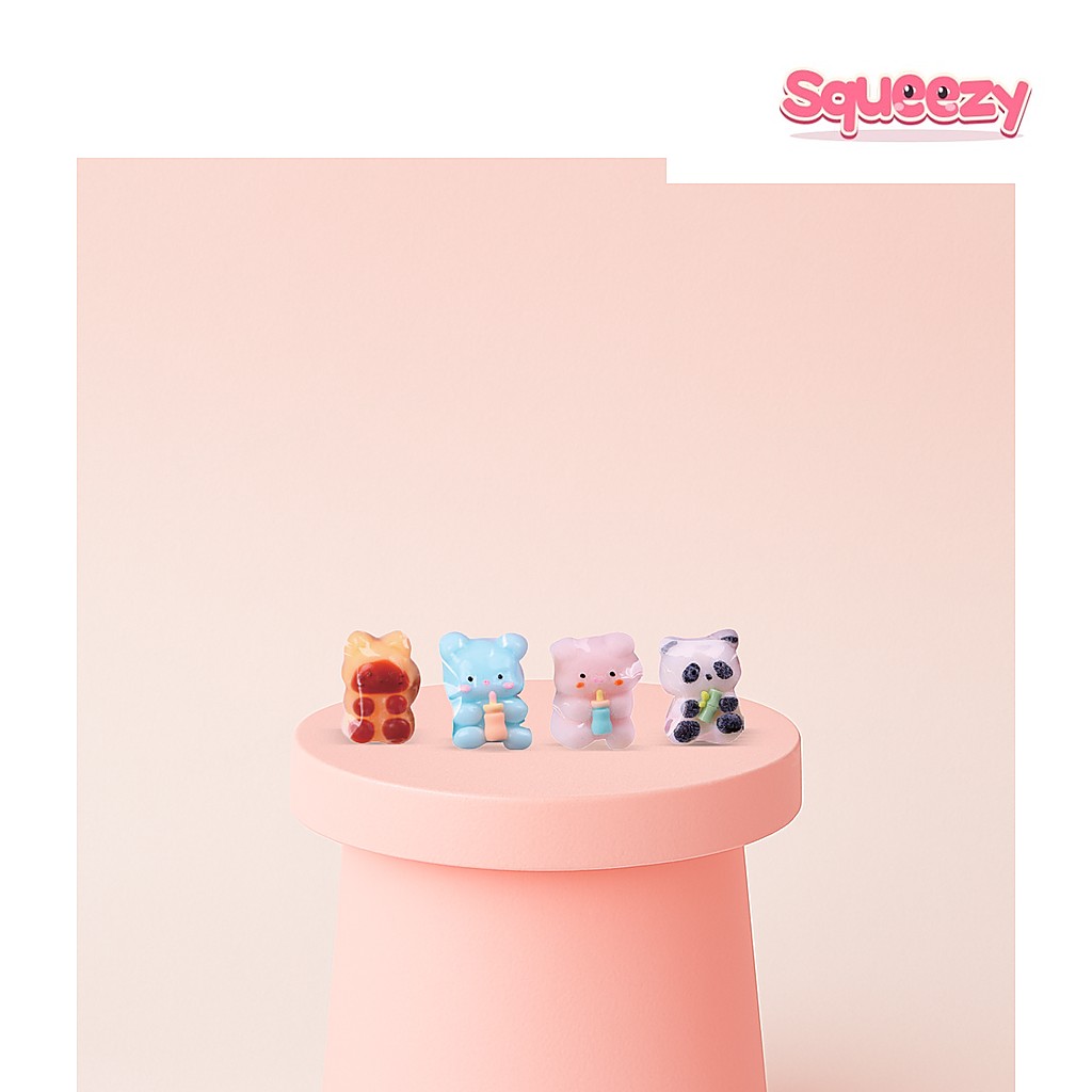 Cute Squishies Mix Styles being squeezed