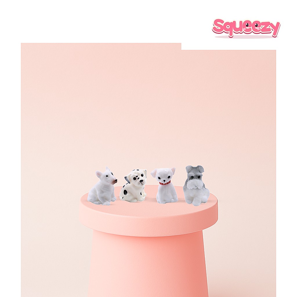 Dog Squishies being squeezed