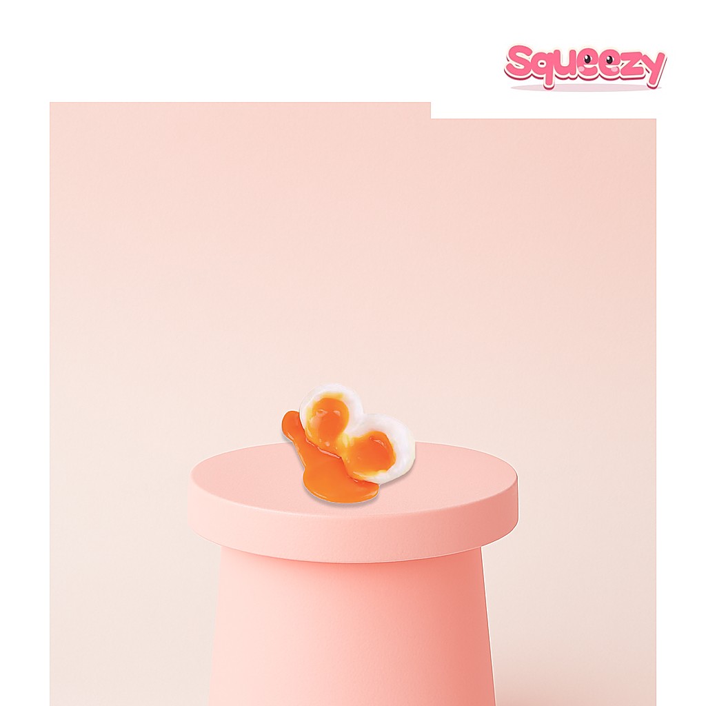 Egg Squishies Runny Egg being squeezed