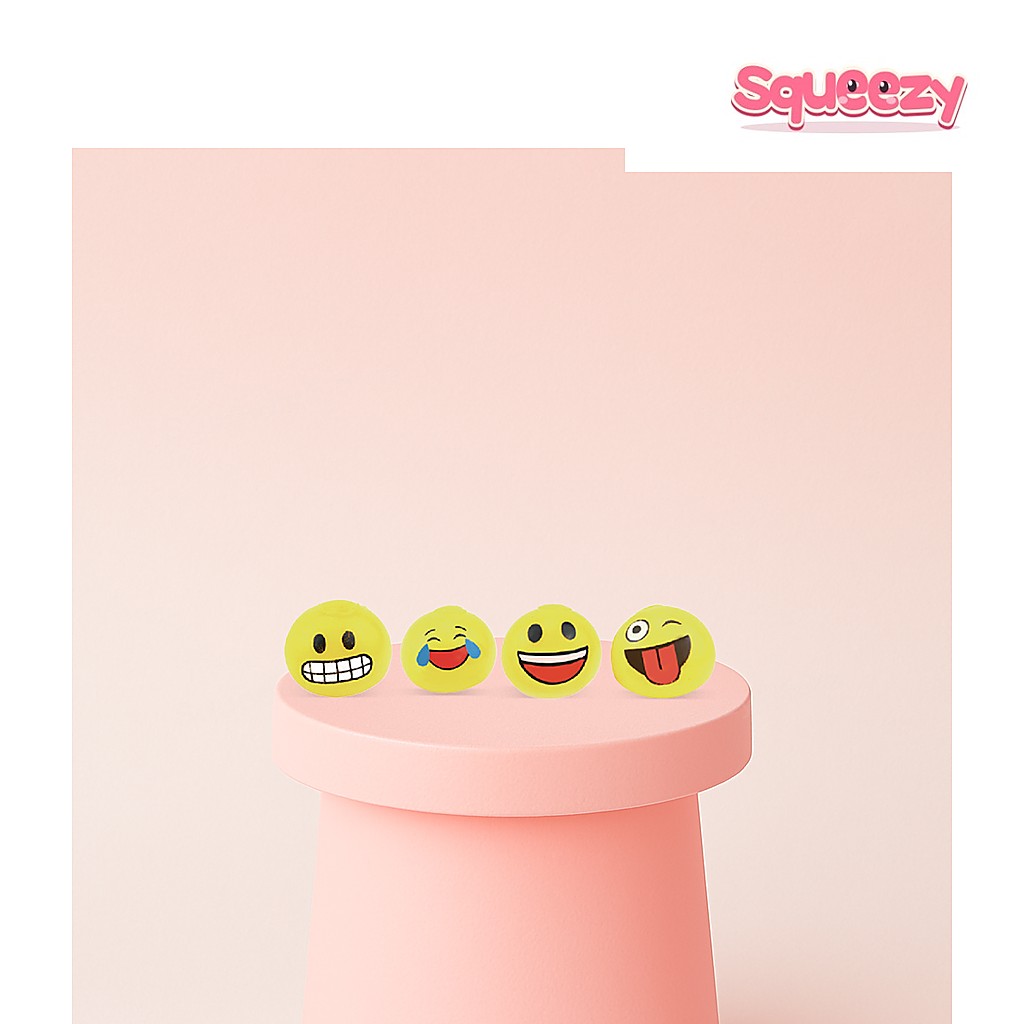 Emoji Splat Ball Funny Face being squeezed