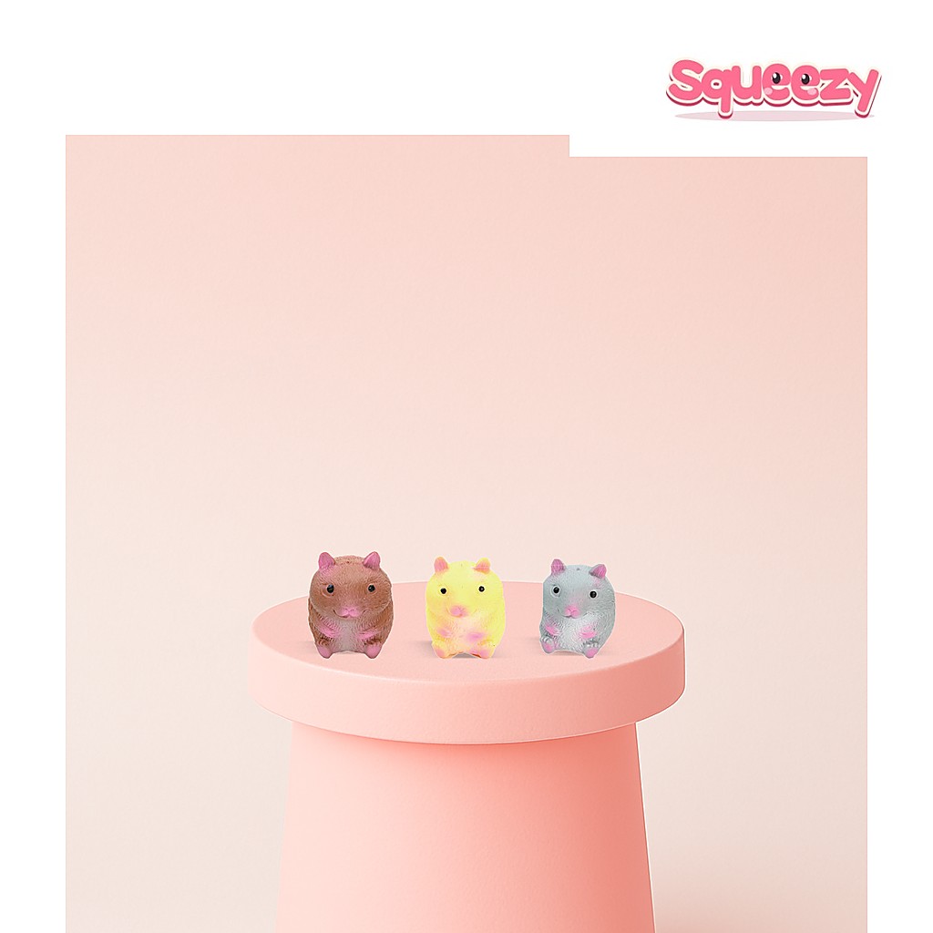 EVA Hamster Soft being squeezed