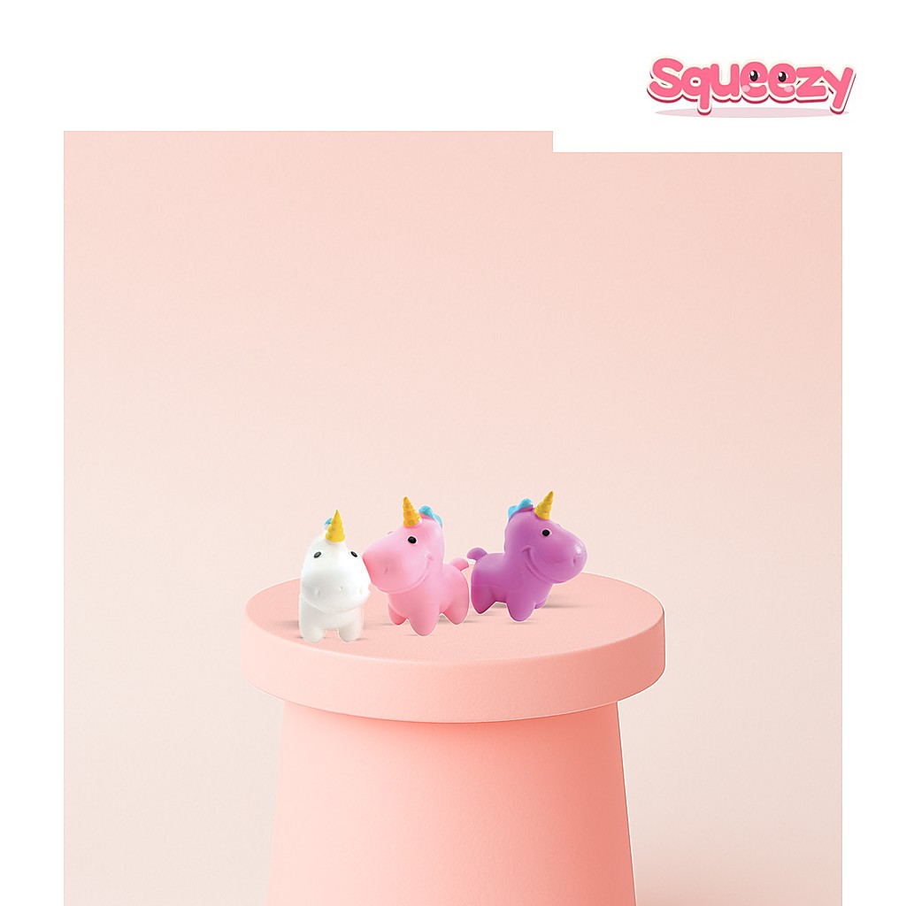 EVA Unicorn Soft being squeezed