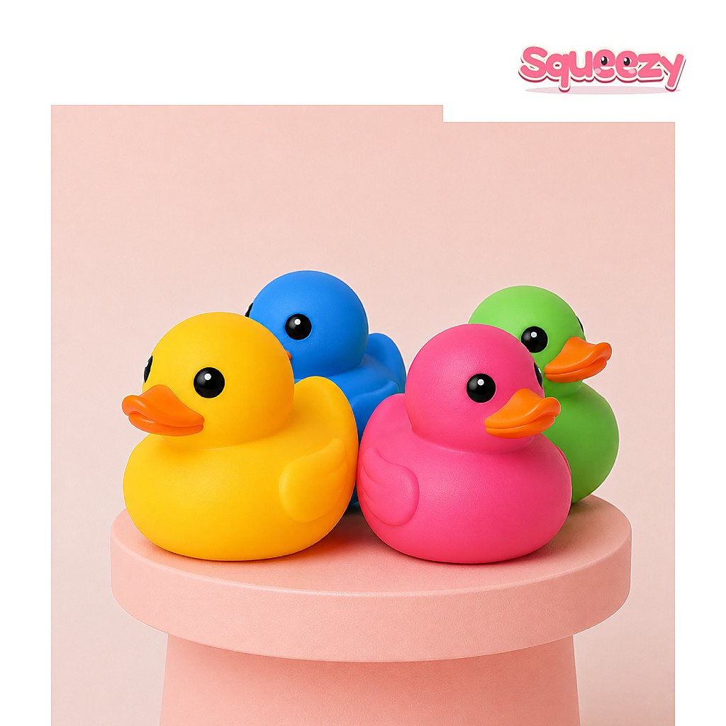 Huge Size Duck being squeezed