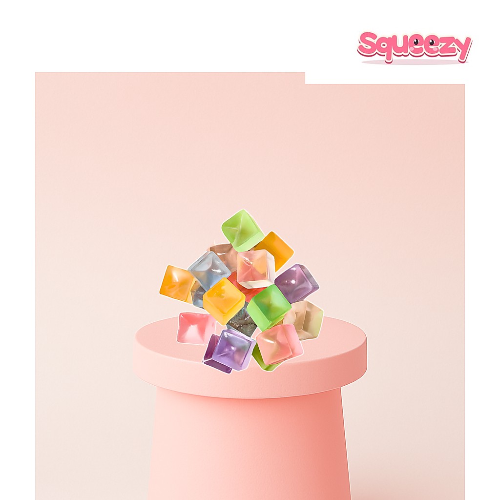 Ice Squishy being squeezed