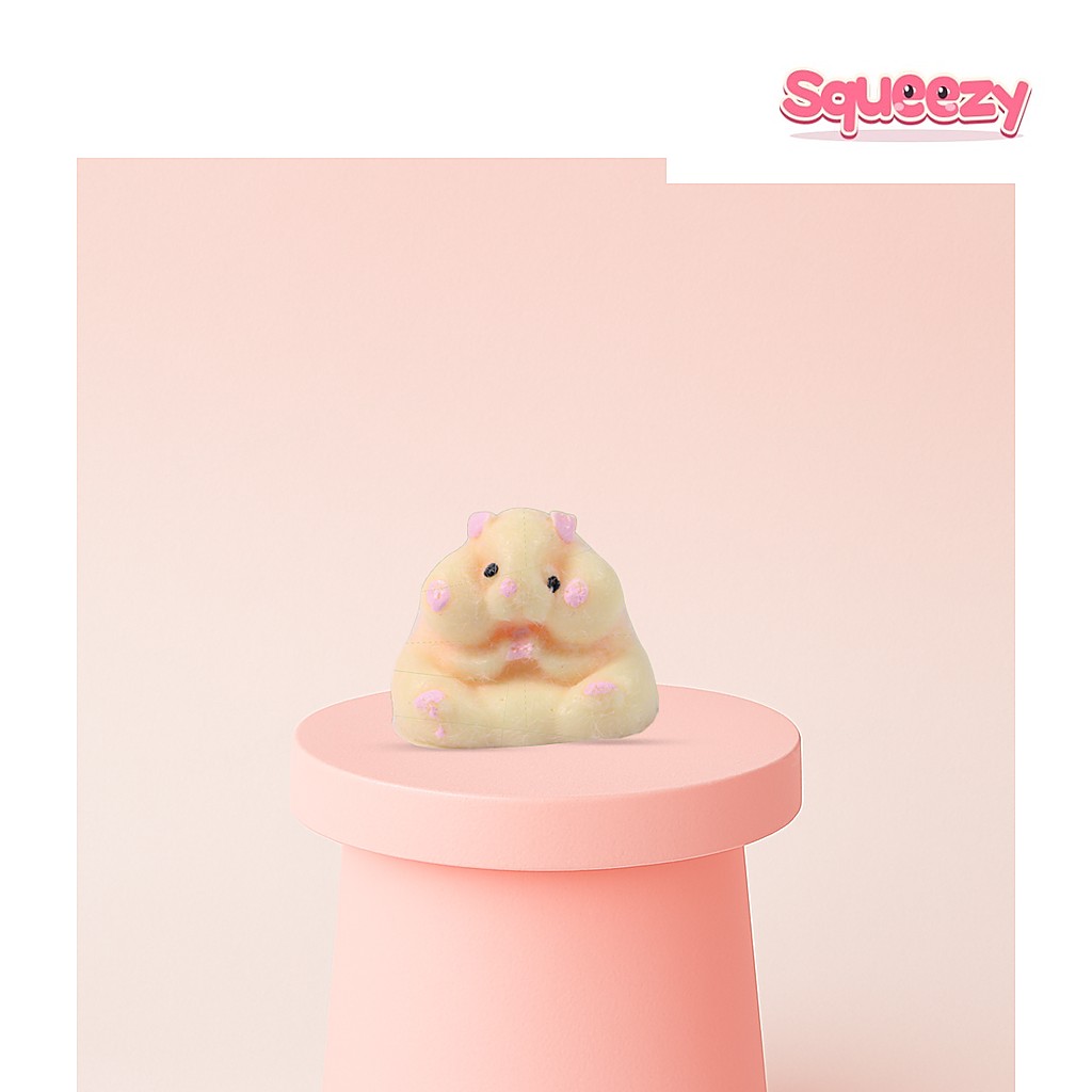 Jumbo Cute Hamster being squeezed