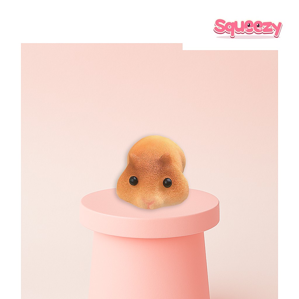Jumbo Lying Hamster being squeezed