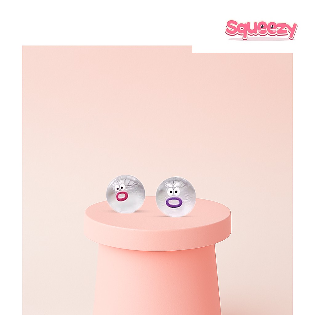 Mini Cute Squishies Funny Nose being squeezed