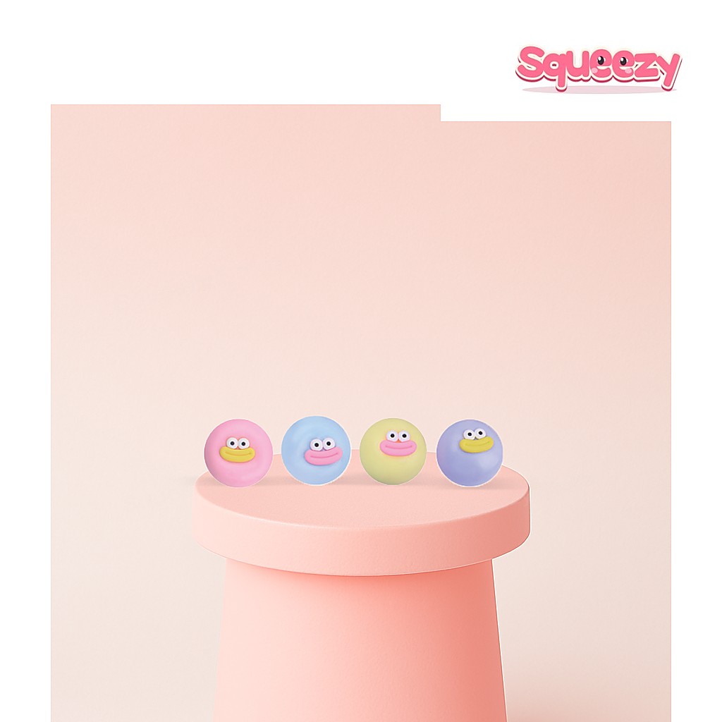 Naughty Face Super Ball Funny Face being squeezed