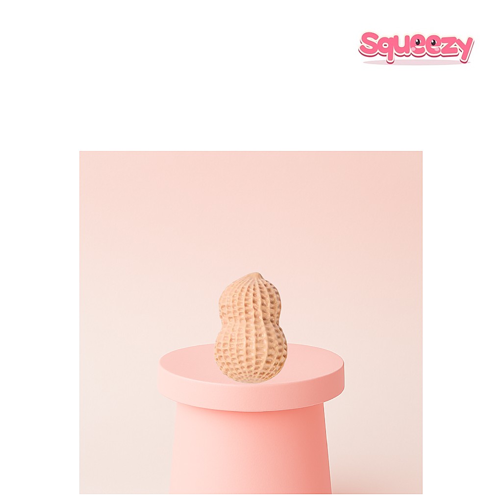Peanut Squishy being squeezed