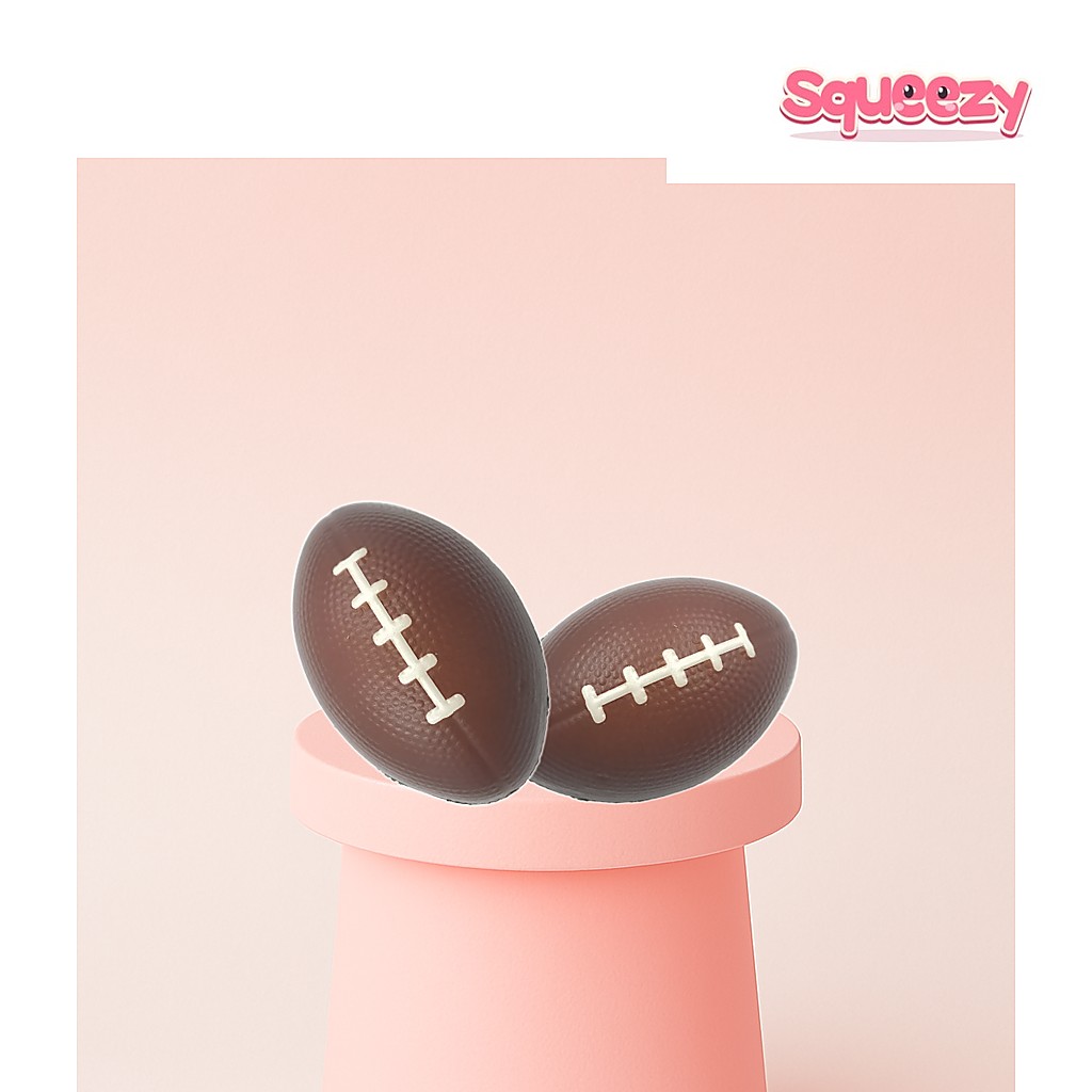 Rugby Ball being squeezed