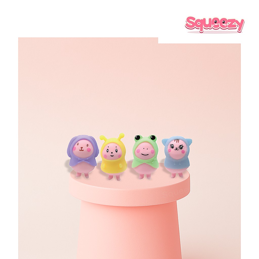 Showtime Cute Animals Squishies being squeezed