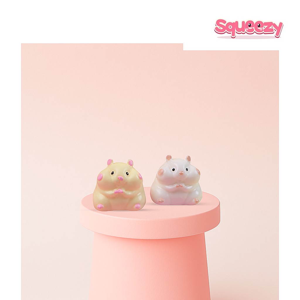 Small Squishy Hamster being squeezed
