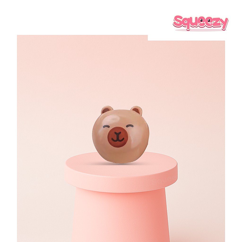 Super Squishy Capybara being squeezed
