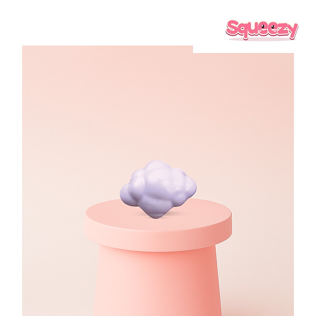 Super Squishy Cloud being squeezed