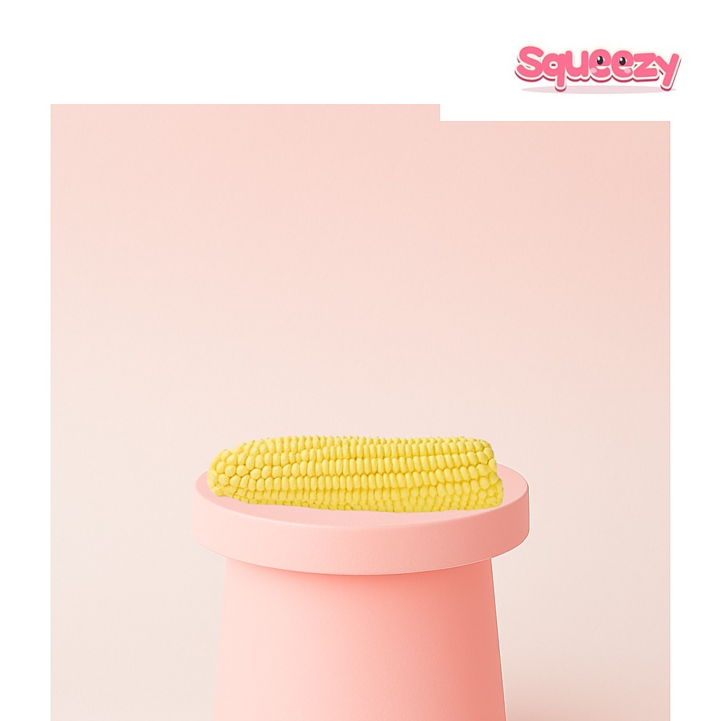 Sweet Corn being squeezed