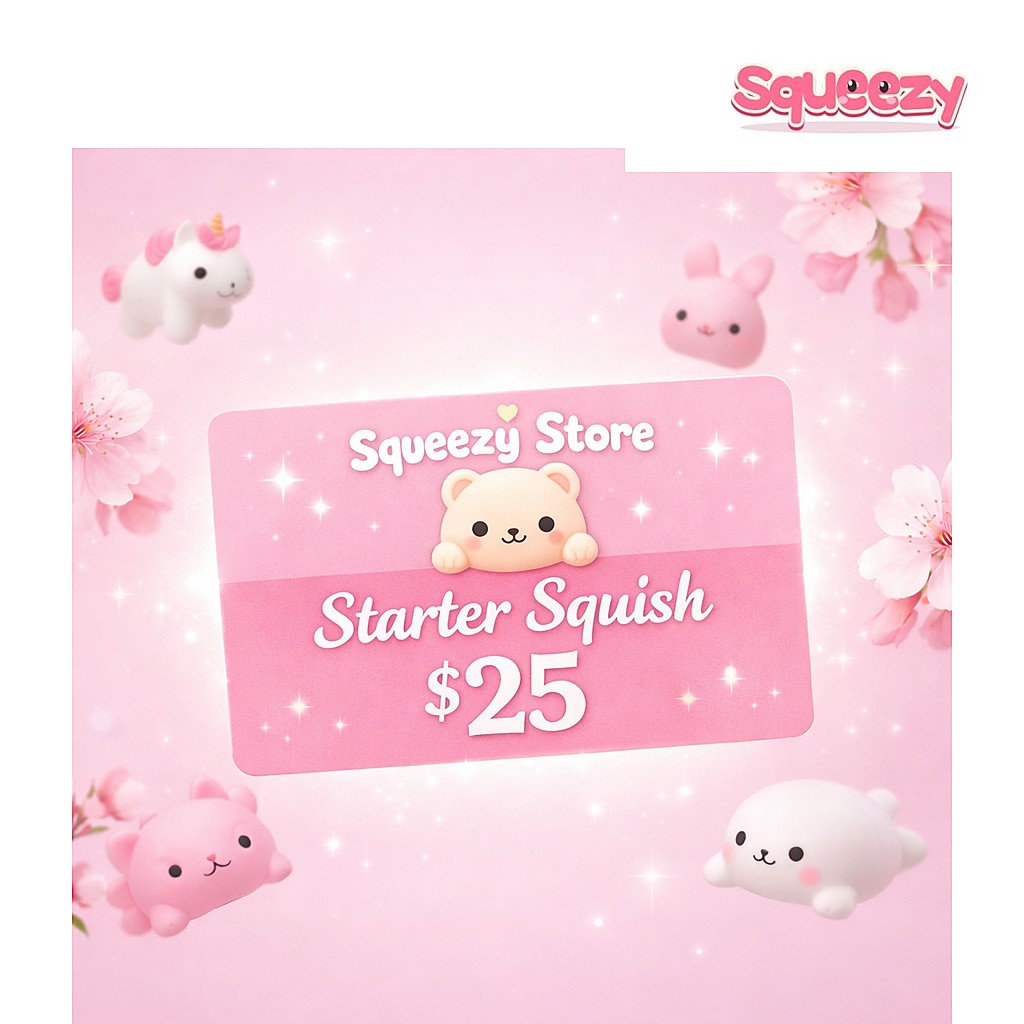 🌸 Starter Squish being squeezed