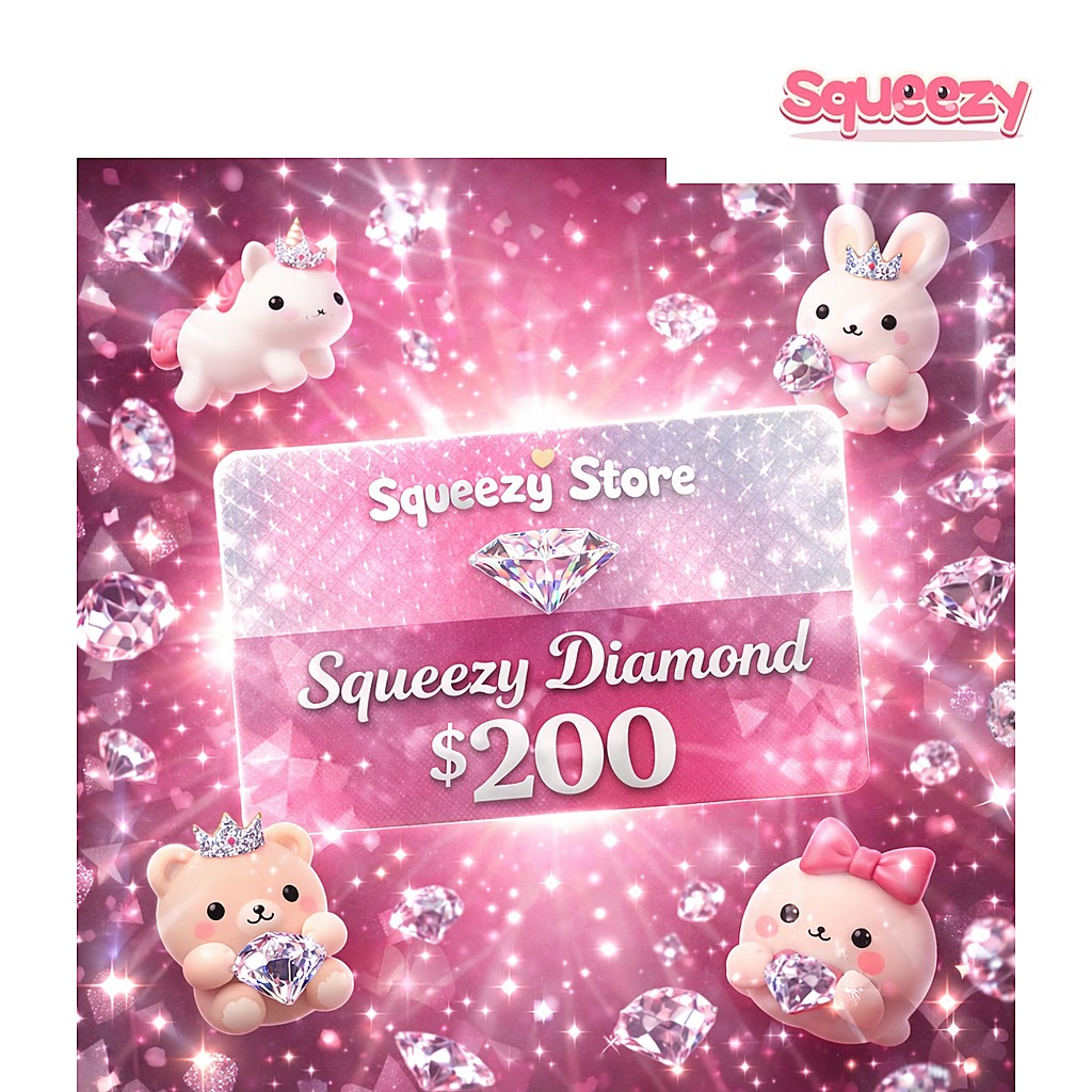 💎 Squeezy Diamond being squeezed
