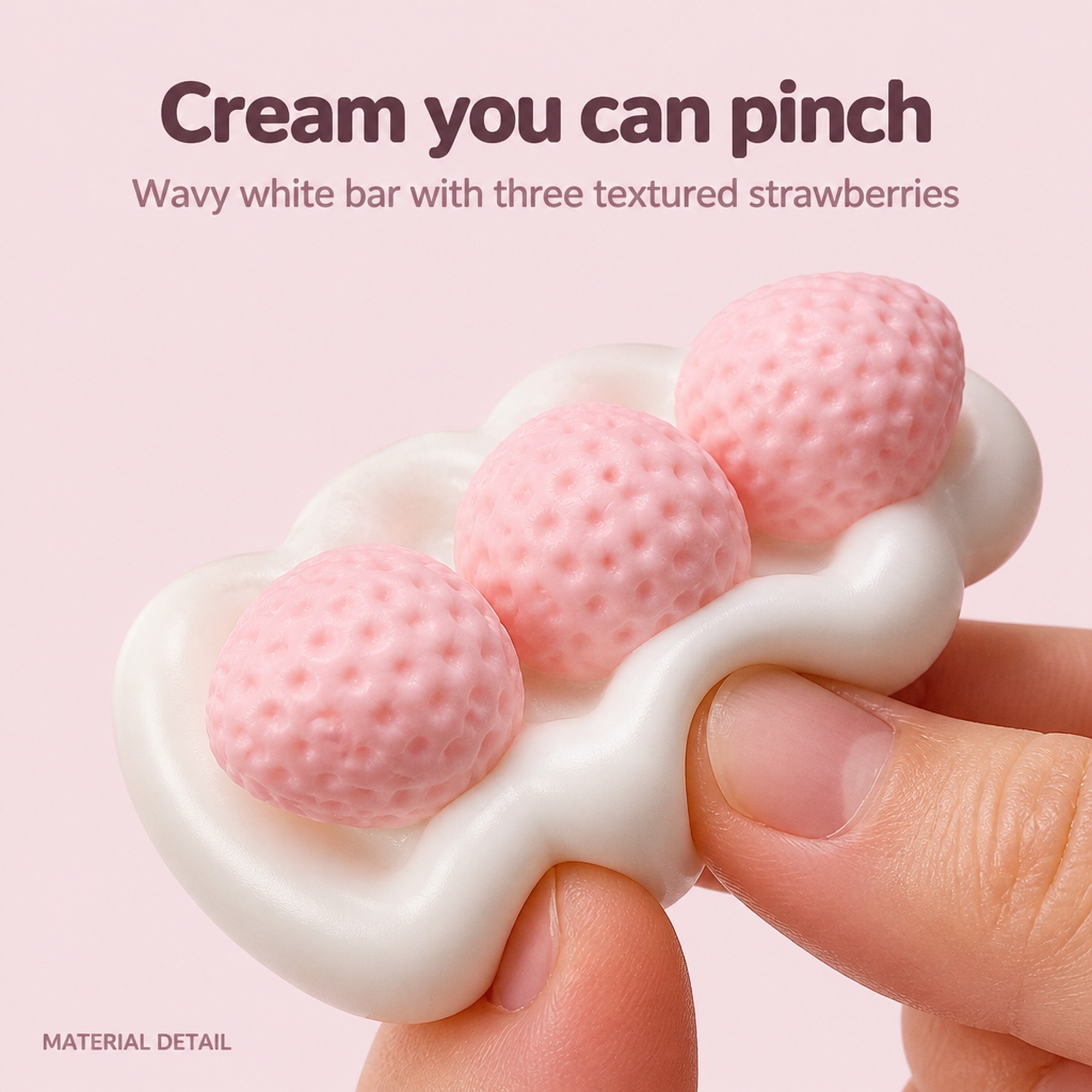 Strawberry Cream Bar texture