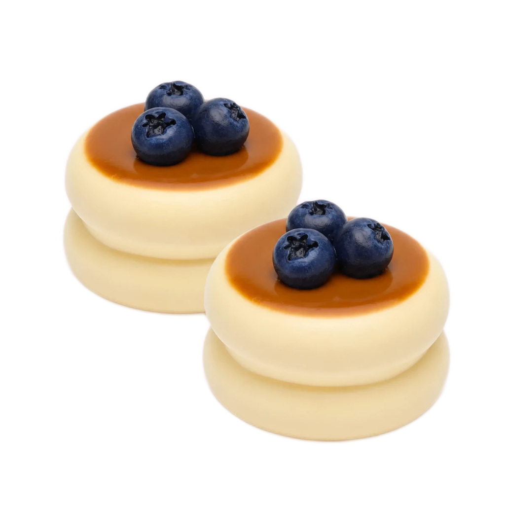 2 Pack Blueberry Squishy Souffle Slow Rebound Fidget Toys