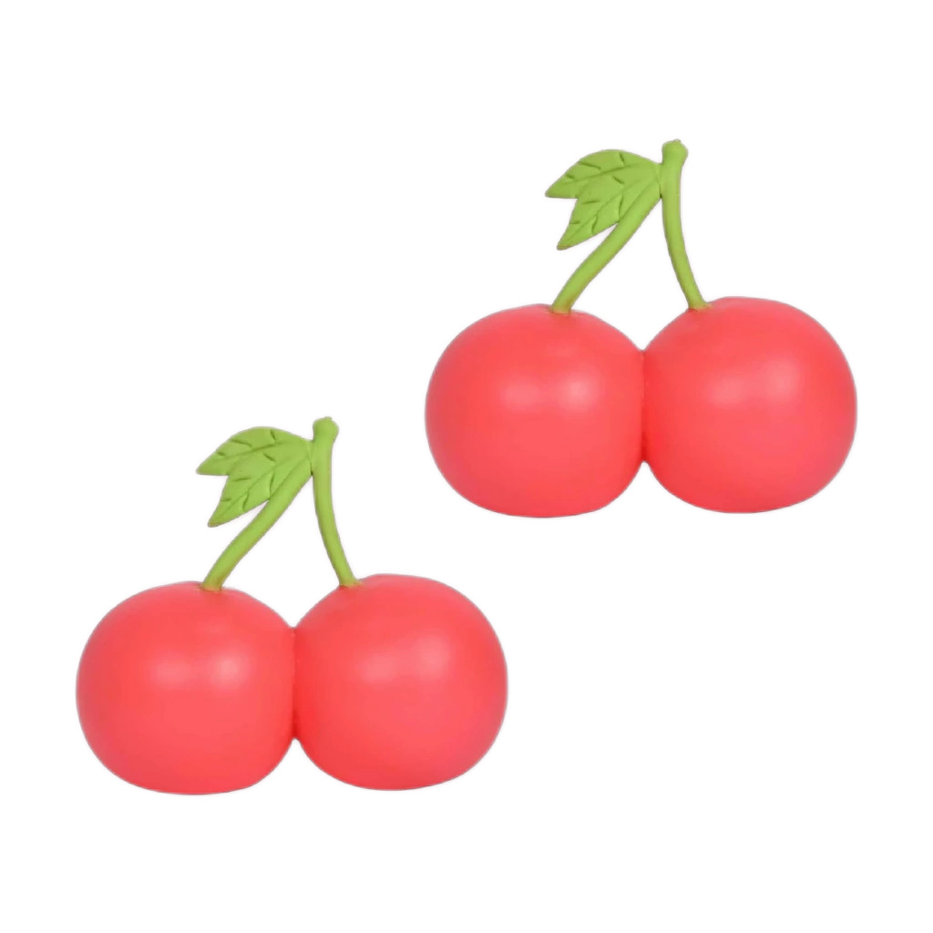 2 Pack Cherry Squishy Slow Rising Squeeze Sensory Toys