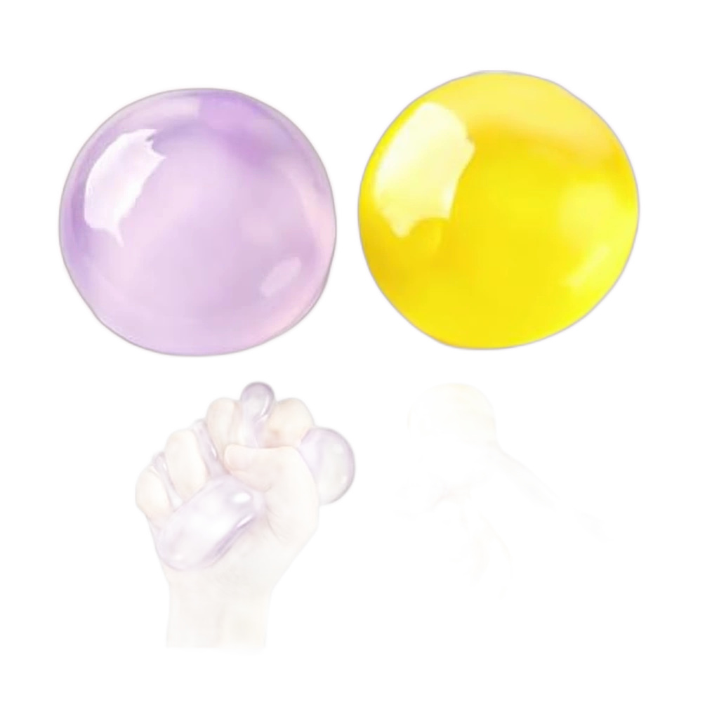 2 Pack Coconut Squishy Slow Rising Squeeze Stress Balls