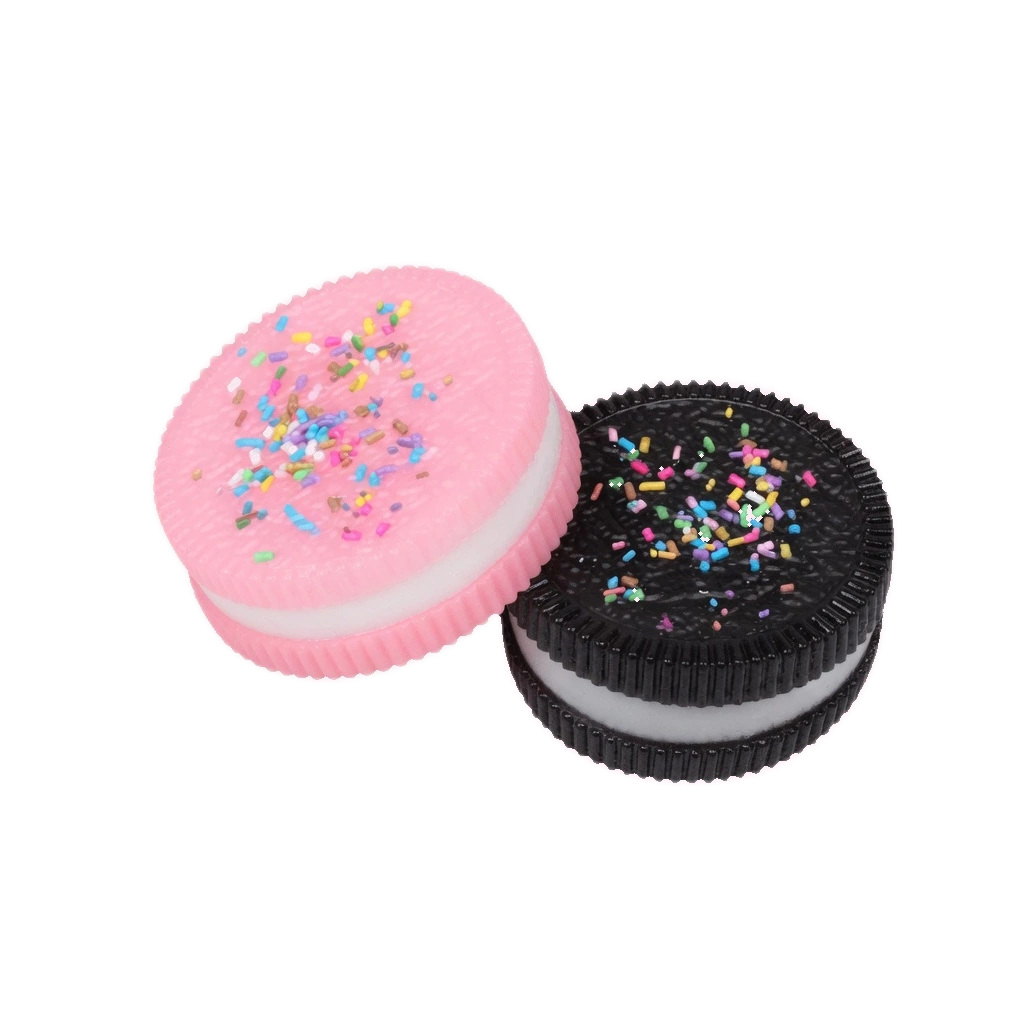 2 Pack Cookie Squishy Soft Sandwich Stress Relief Toy