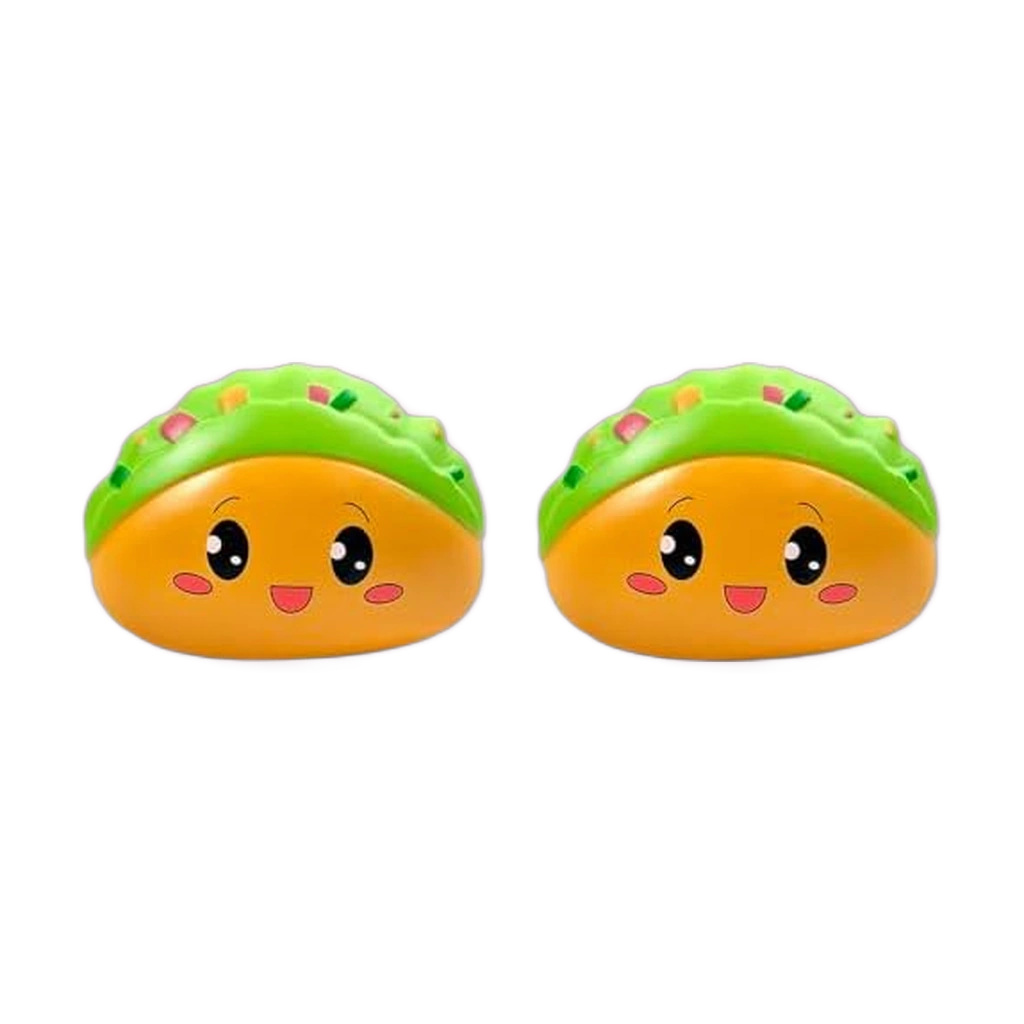 2 Pack Taco Squishy Set, Scented Slow Rising Squeeze Toy