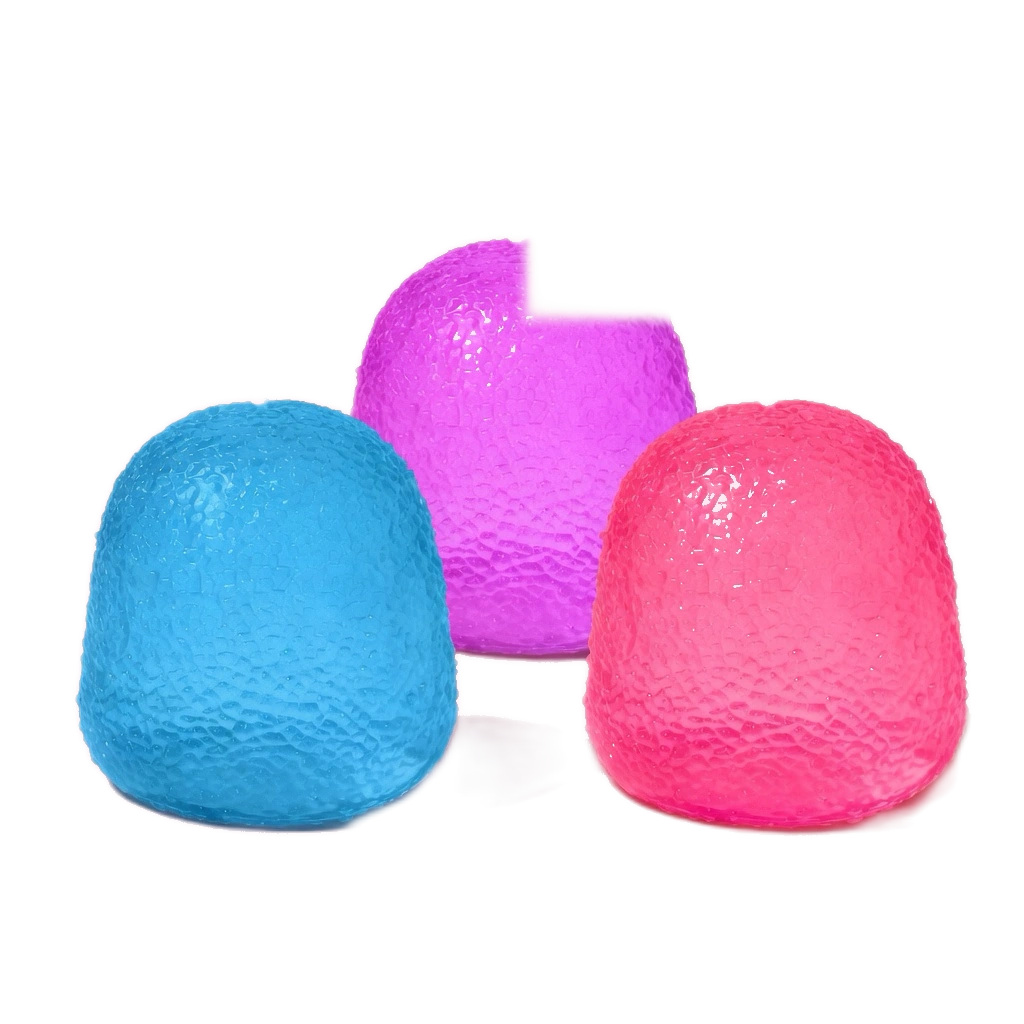 3 Pack Gumdrop Candy Squishy Solid Squeeze Stress Balls