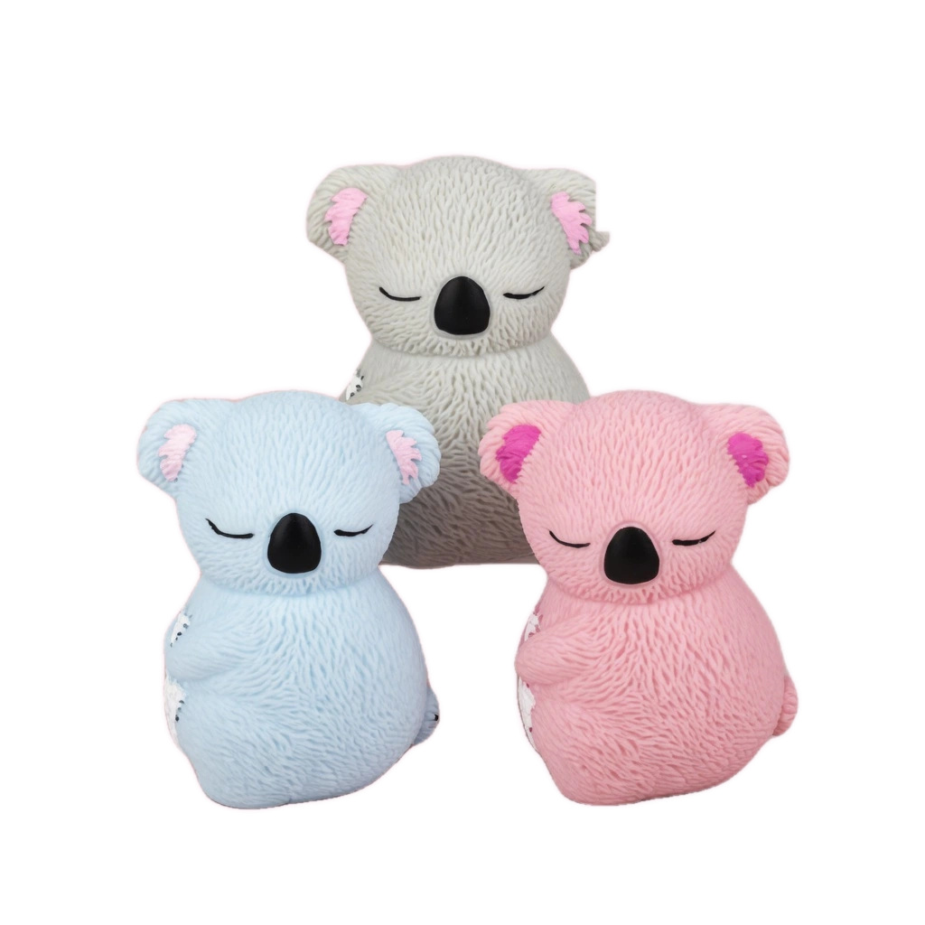 3 Pack Koala Squishy Fuzzy Slow Rising Sensory Toy Set