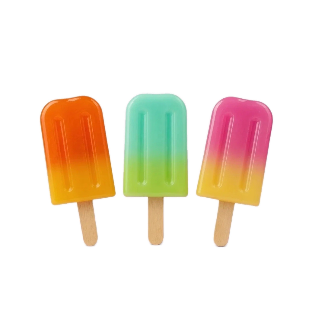 Popsicle Squishy Toys – 3 Pack Slow Rising Ice Cream Fidget Set