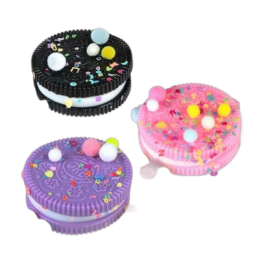 3 Pack Sandwich Squishy Mochi Cookie Slow Rising Fidget Toys