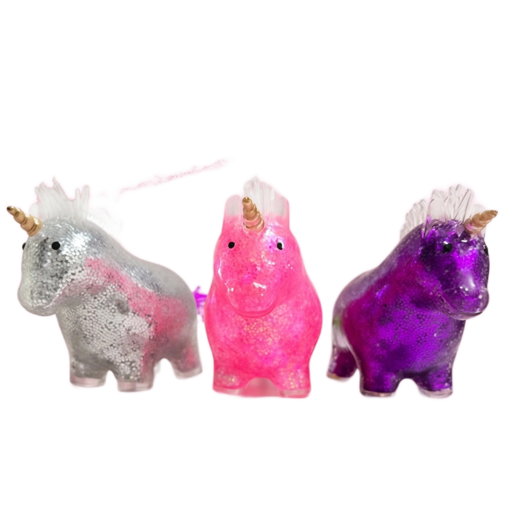 3 Pack Unicorn Squishy Stretchy Squeeze Stress Relief Balls