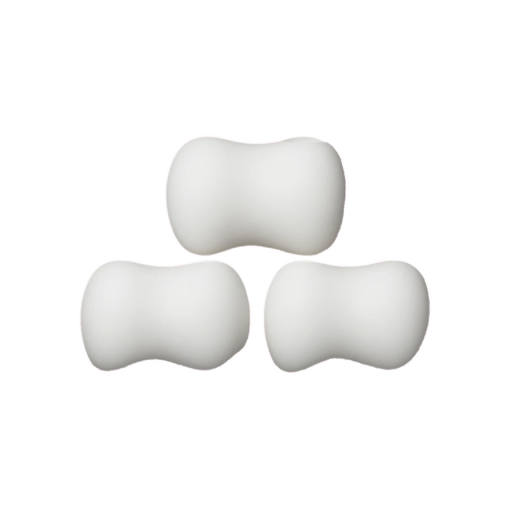 3 Pack White Soap Squishy Slow Rising Squishy Fidget Toys