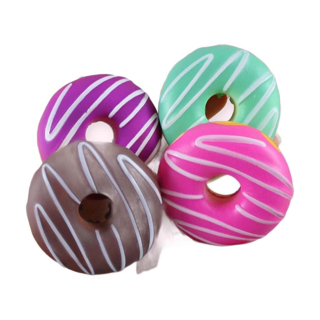 4 Pack Donut Squishy, Scented Slow-Rise Memory Foam