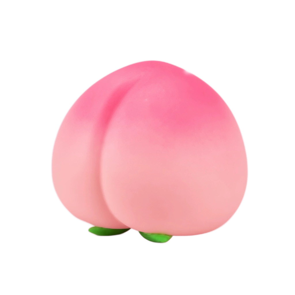 6 Inch Peach Squishy Jumbo Soft Squeeze Desk Stress Toy