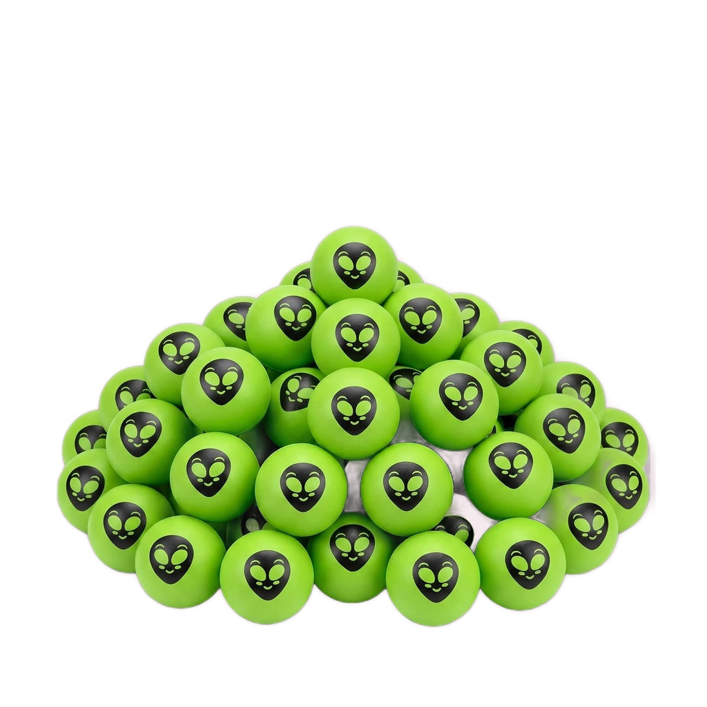 Alien Squishy Stress Balls 50 Pack Bulk Party Favors