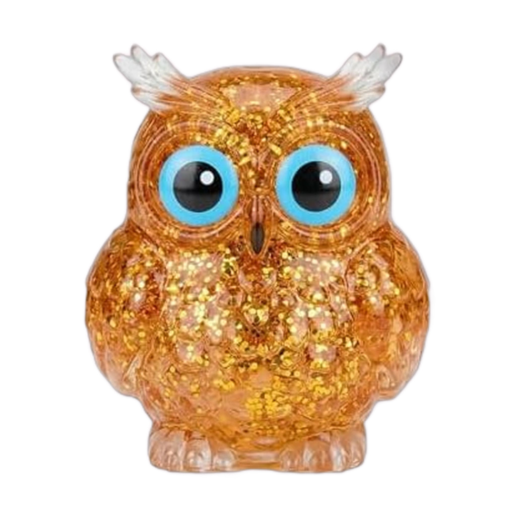 Amber Owl Squishy Slow Rising Sensory Fidget Toy for Kids