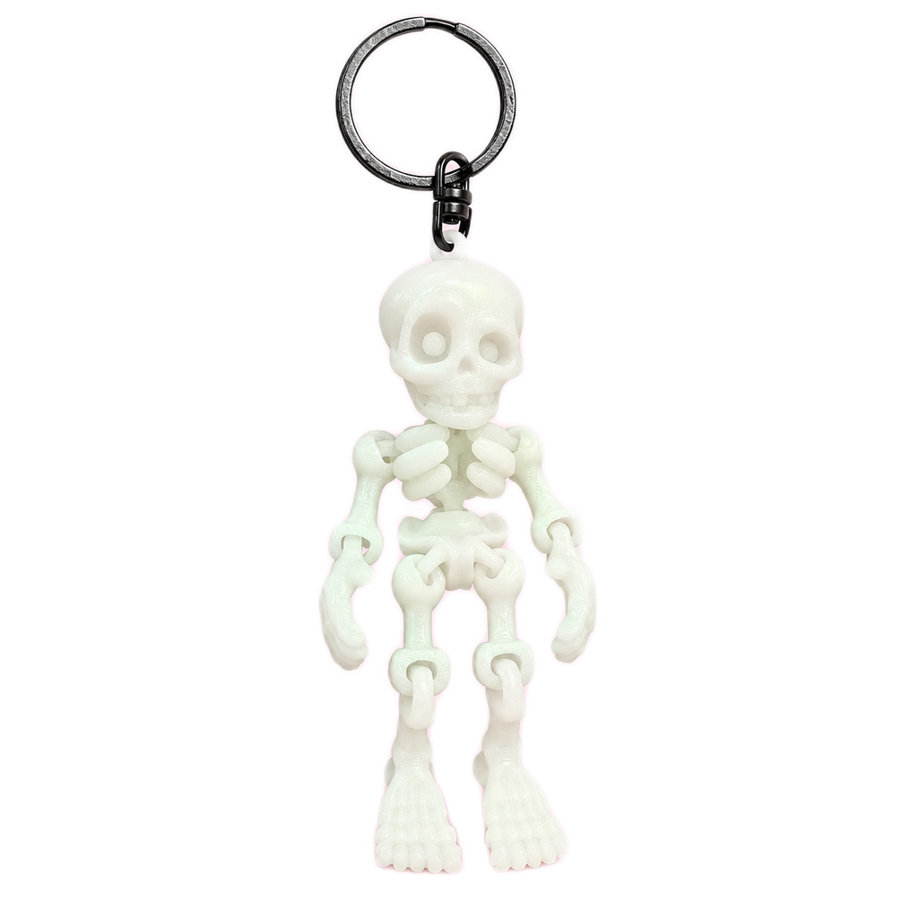 Glow Skeleton Keychain