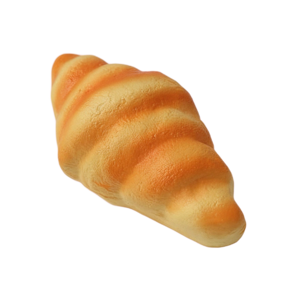 Big Croissant Squishy, 6 Inch Soft Slow Rising Squeeze Toy