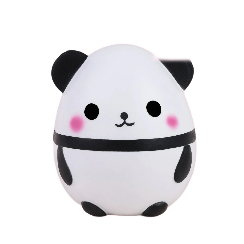 Big Panda Squishy Egg Blush Cheeks Jumbo Squeeze Toy