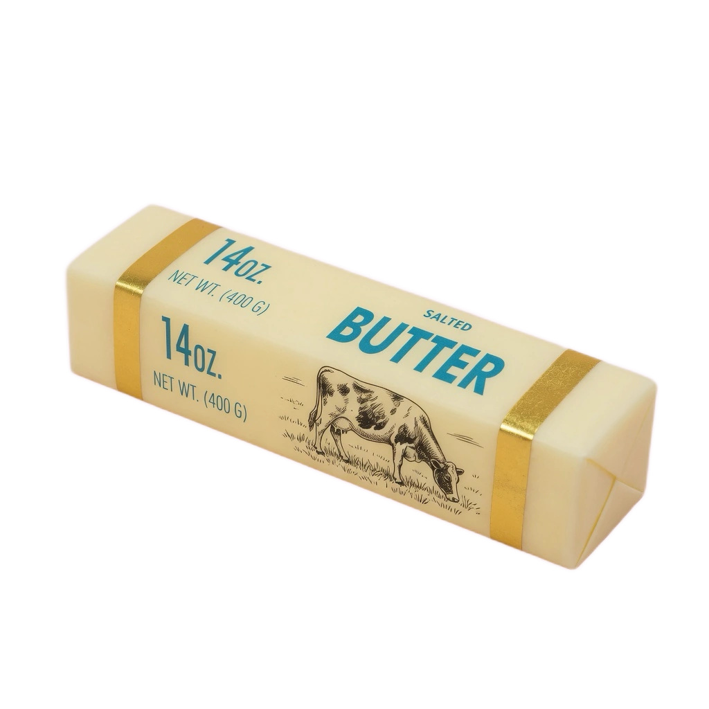 Butter Bread Squishy - Thick Melting Pat Squeeze Toy