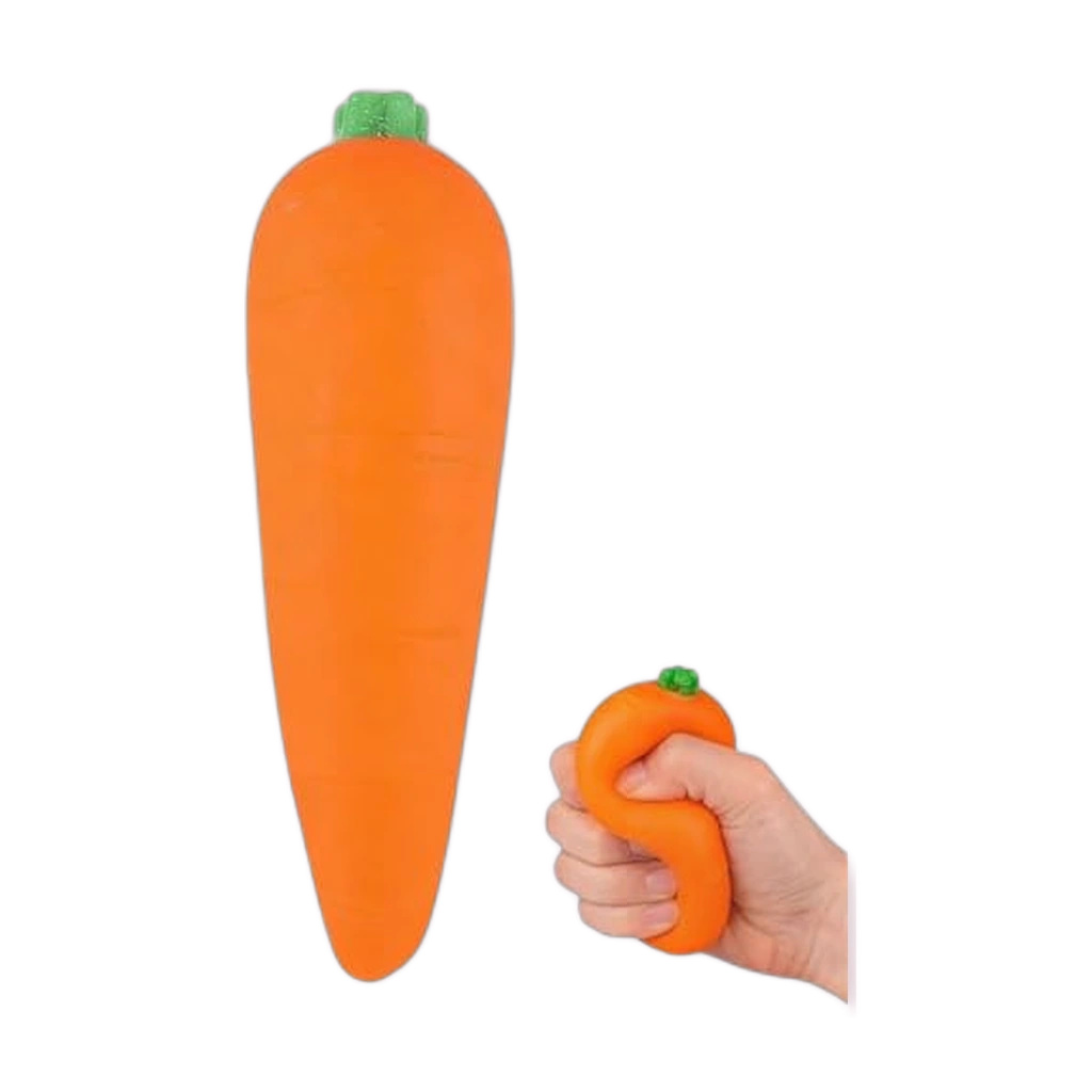 Carrot Orange Squishy Slow Rising Sensory Stress Toy