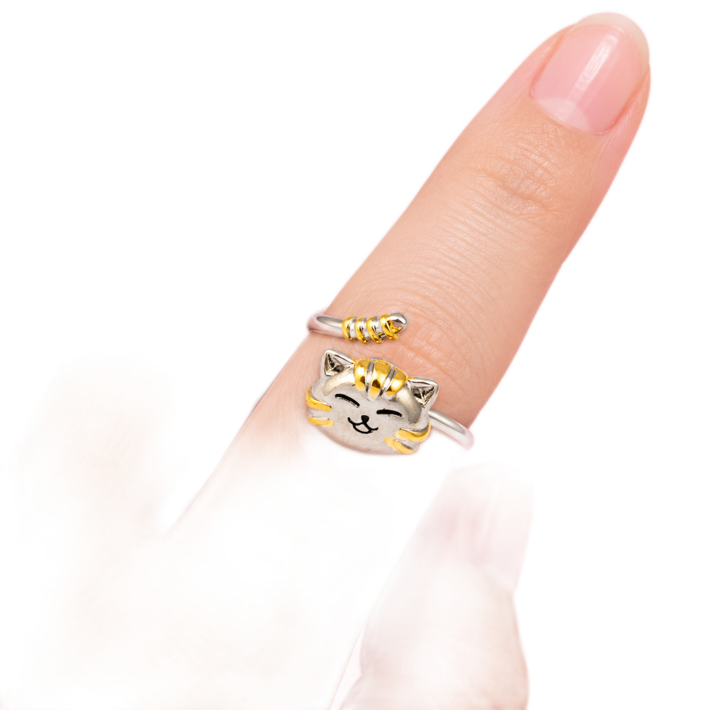 Cat Spinner Fidget Ring
