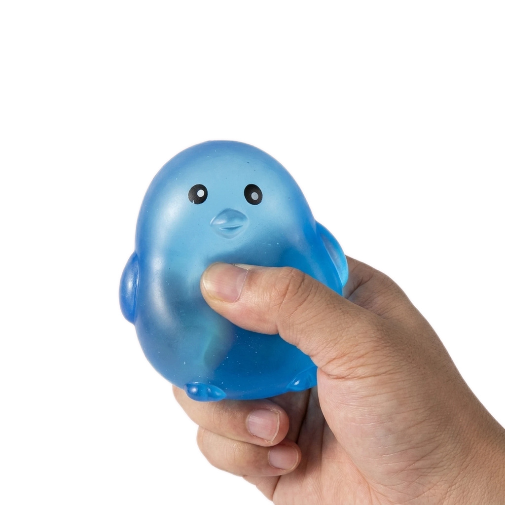 Chick Squishy Ball — 4-Color Slow-Rising TPR Squeeze Toy