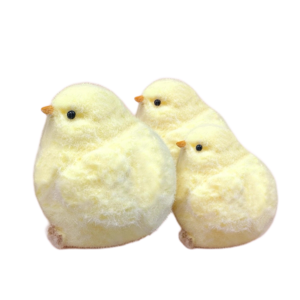 Chick Squishy Gift Set, 3 Soft Fuzzy Squeeze Stress Toys