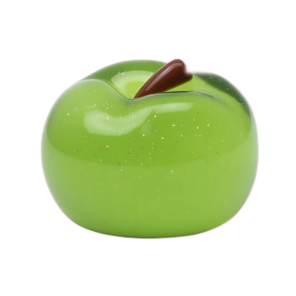 Clear Apple Squishy, Soft See-Through Squeeze Toy